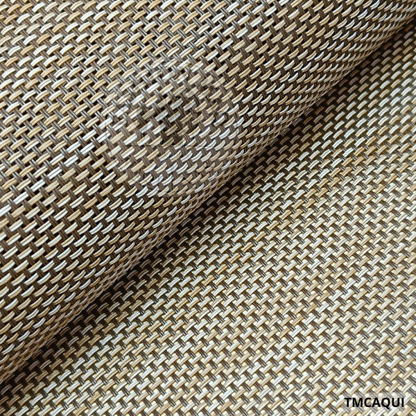 Tela Sintética Mescla Caqui 100% Pvc Material para Bolsas, Brindes e Artesanato (0,50 x 1,40m)