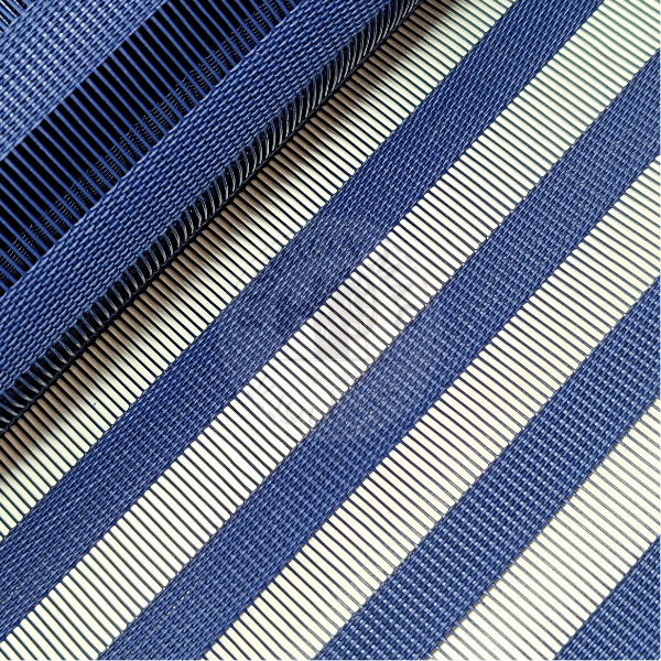 Tela Sintética Listrada Marinho 100% PVC Material para Bolsas, Brindes e Artesanato (0,50 x 1,40m)