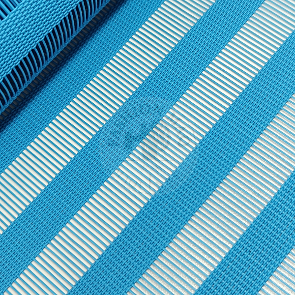 Tela Sintética Listrada Azul Turqueza 100% PVC Material para Bolsas, Brindes e Artesanato (0,50 x 1,40m)