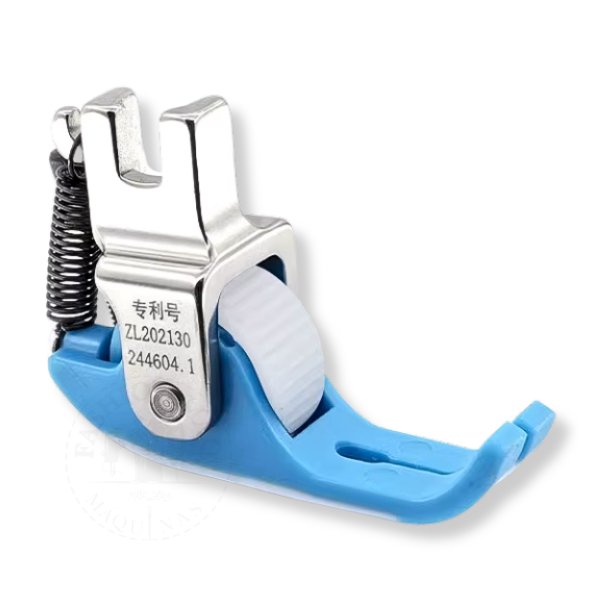 Calcador Reta Teflon C/ Rolete Catracado Deslizante Premium