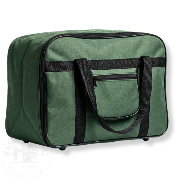 Bolsa Para Máquina de Costura Doméstica Universal Verde - Proteção Segura Contra Poeira Qualidade Premium