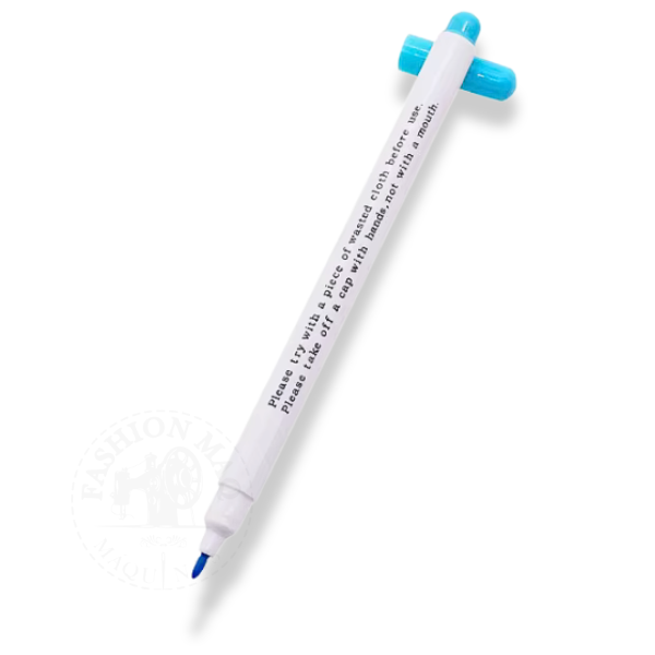 Caneta Marcador de Tecido Azul - Sai com Água