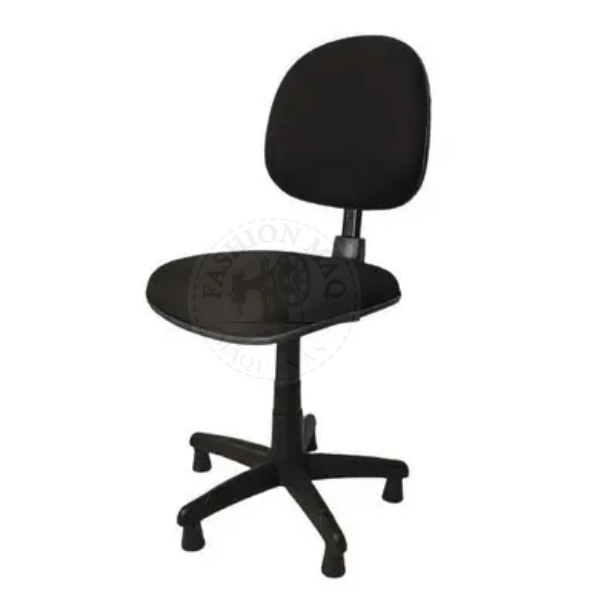 Cadeira Profissional para Costura com Ajuste de Encosto e Altura Suporta 120kg