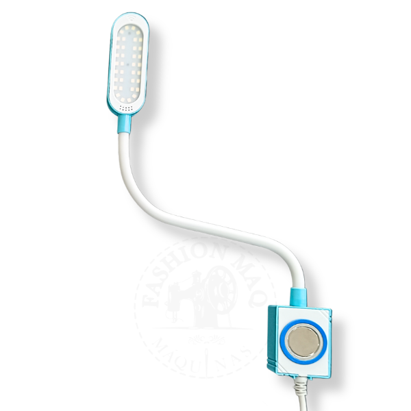 Luminária de Led Haste Flexivel Azul - Alta Luminosidade