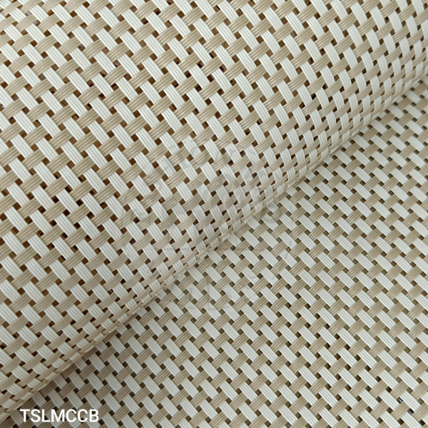 Tela Sintética Luxo Média Creme com Bege 100% Pvc Material para Bolsas, Brindes e Artesanato (0,50 x 1,40m)