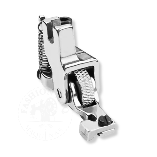 Calcador Reta Ziper Invisivel C/ Rolete Metal C/ Regulagem