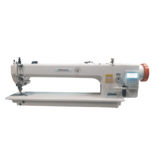 Máquina de Costura Industrial Reta Transporte Duplo Mega Mak Eletrônica Alongada MK0560S 220v