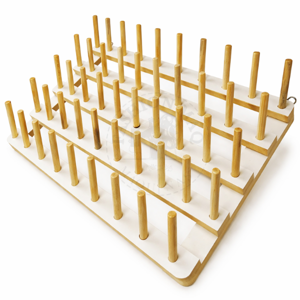 Suporte de Madeira Para 50 Cones de Linha