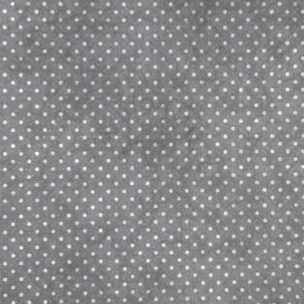 Tecido Tricoline 100% Algodão Poá C/ Poeira Cinza - Metro