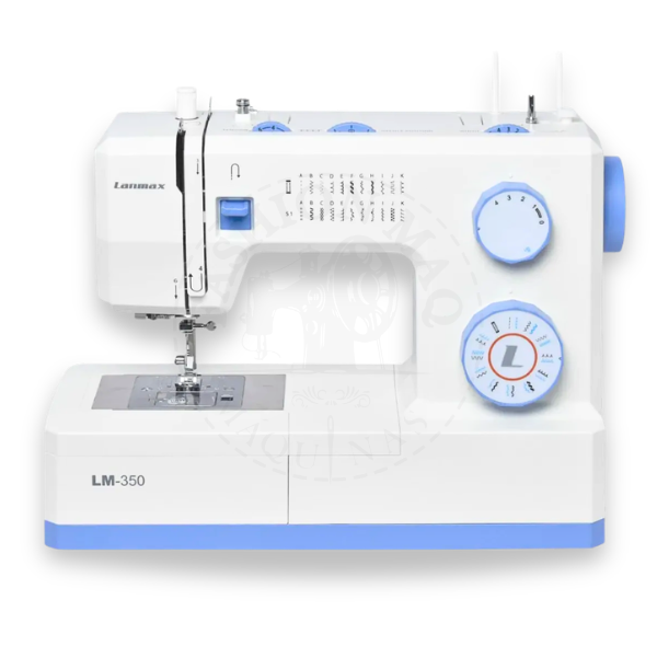 Máquina de Costura Doméstica Mecânica Lanmax LM350 Bivolt C/ 23 Pontos de Costura
