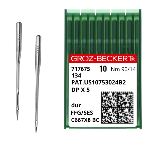 Agulha Groz Beckert Reta Cabo Grosso DPx5 Nº14