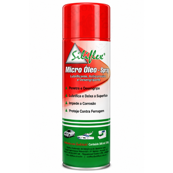 Spray Lubrificante Micro Oleo - Desingripante Anticorrosivo 300ml