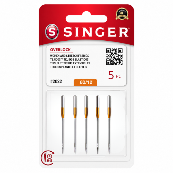 Agulha Singer Ultraloque 2022 Nº14 Pct C/ 5un