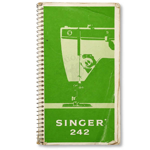 Manual de Máquina de Costura Doméstica Singer 242 Original