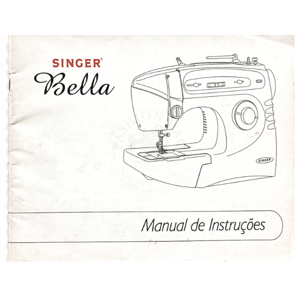 Manual de Máquina de Costura Doméstica Singer Bella Original