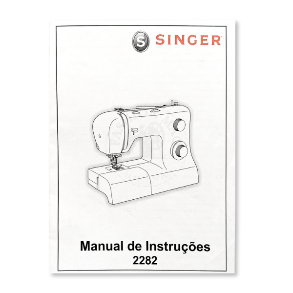 Manual de Máquina de Costura Doméstica Singer 2282 Original