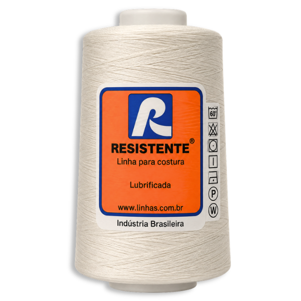Linha Resistente 070/80 Bege Areia Tex 40 5000m para Máquina Picueta 100% Poliéster