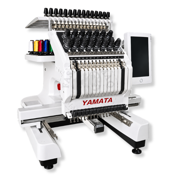 Máquina de Bordado Industrial Yamata FY1501TC 1 Cabeça 15 Agulhas Bivolt Premium