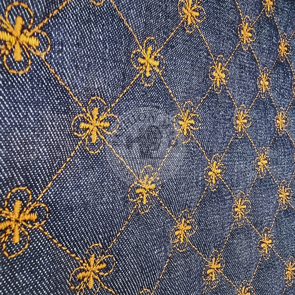 Jeans Matelassê Star Caramelo 50cm x 1,40mt