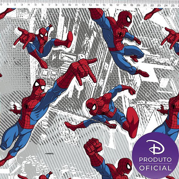 Tecido Homem Aranha 100% Algodão 0,50 Por 1,50 Largura
