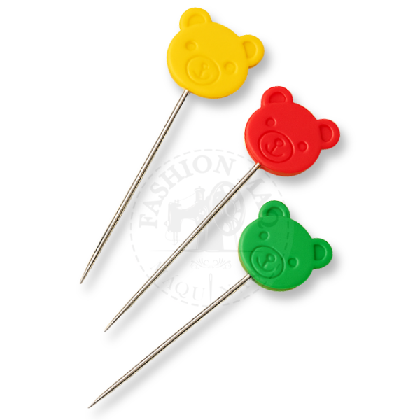 Alfinete Cabeça de Urso 50un