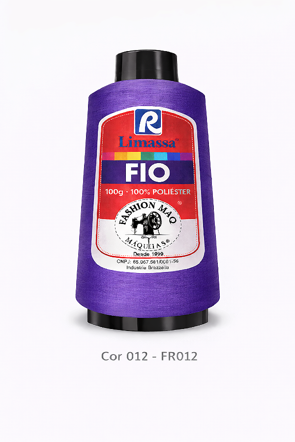 Fio Resistente Cor 012 Roxo 100g Marca Resistente 100% Poliéster