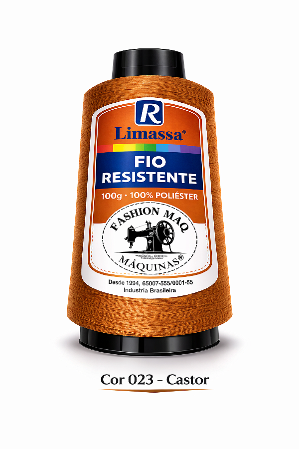 Fio Resistente Cor 023 Castor 100g Marca Resistente 100% Poliéster#