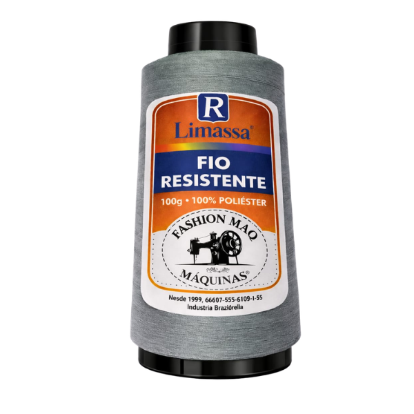 Fio Resistente Cor 039 Cinza Md 100g Marca Resistente 100% Poliéster#