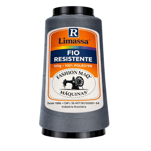 Fio Resistente Cor 040 Chumbo 100g Marca Resistente 100% Poliéster