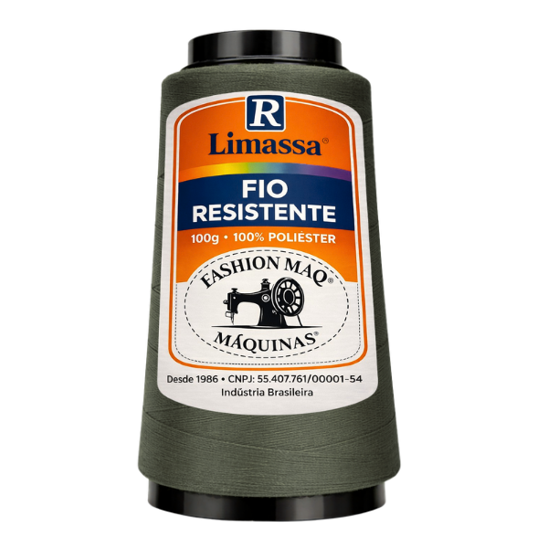 Fio Resistente Cor 046 Dover 100g Marca Resistente 100% Poliéster#