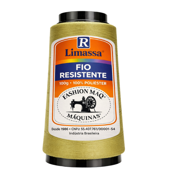 Fio Resistente Cor 056 Mostarda 100g Marca Resistente 100% Poliéster#