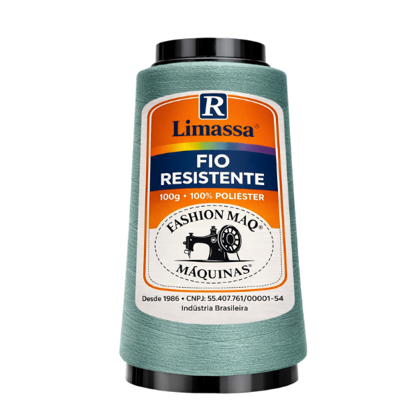 Fio Resistente Cor 085 Verde Nativa 100g Marca Resistente 100% Poliéster