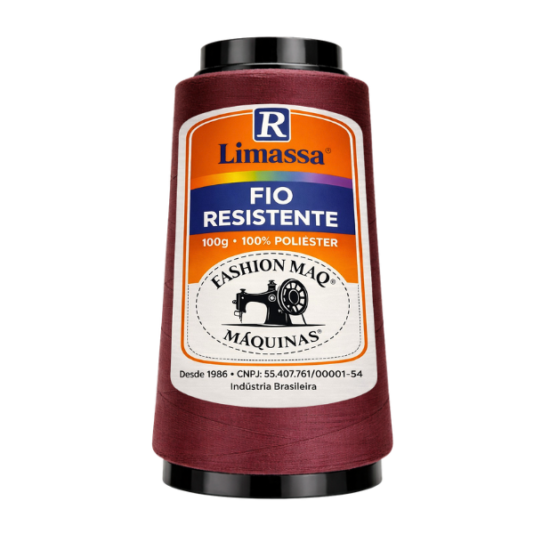 Fio Resistente Cor 147 Rouge 100g Marca Resistente 100% Poliéster