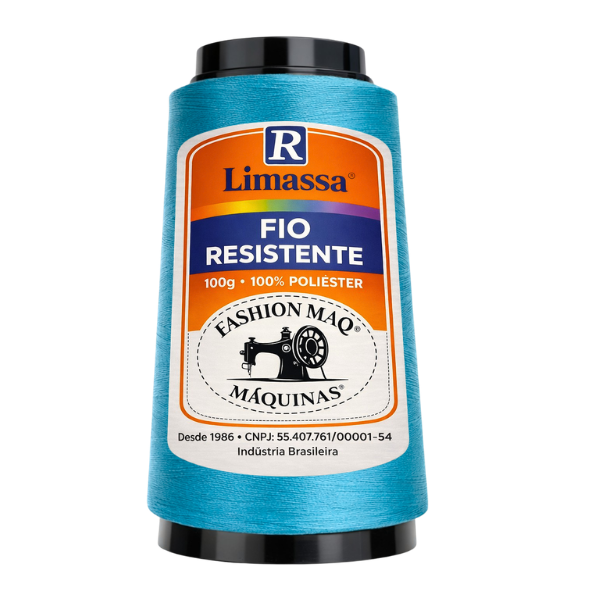Fio Resistente Cor 154 Atlântico 100g Marca Resistente 100% Poliéster