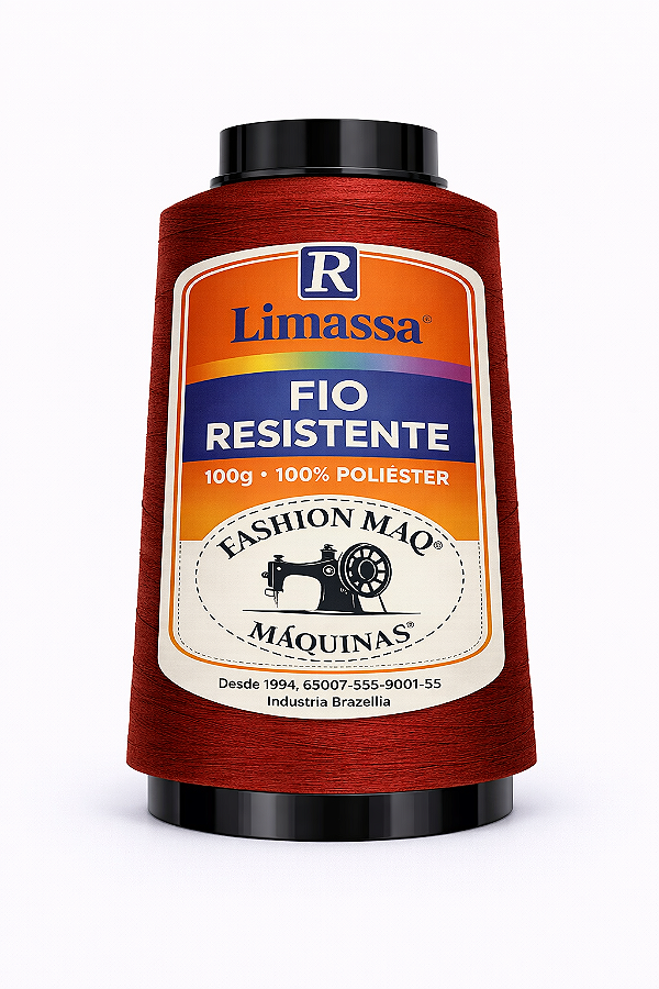 Fio Resistente Cor 130 Framboesa 100g Marca Resistente 100% Poliéster