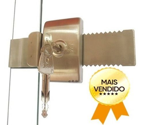 Trava para porta de vidro de correr TETRA