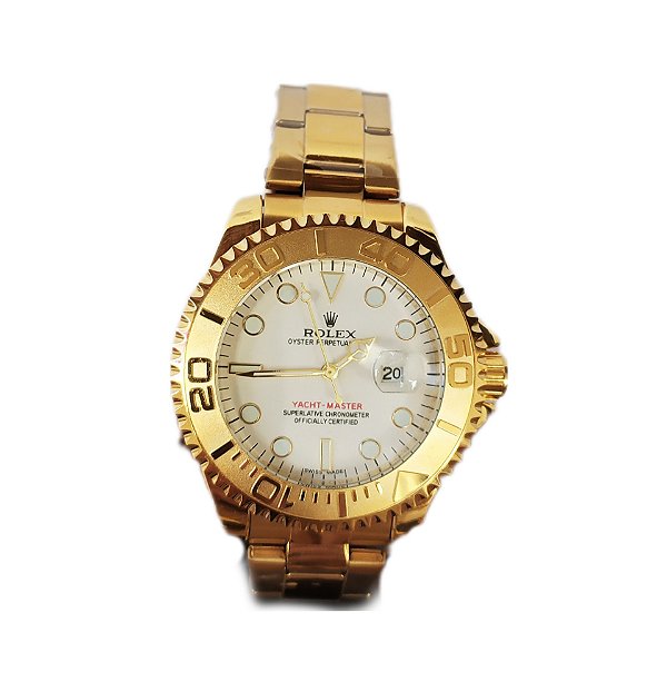 relogio rolex dourado