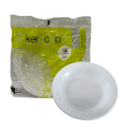 PRATO DESCARTÁVEL DE SOBREMESA KEROCOPO PCT COM 10