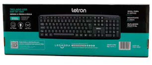 TECLADO USB DAY BAY PRETO LETRON