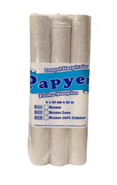 LENÇOL HOSPITALAR 50X50 100% CELULOSE PAPYER 6 ROLOS