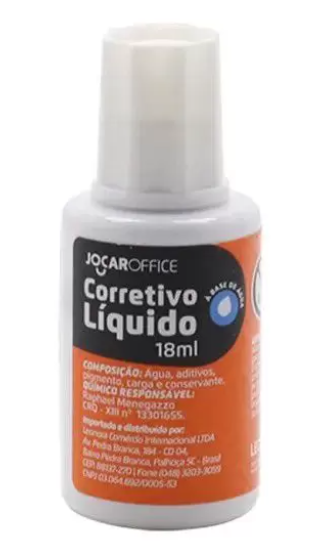 Corretivo liquido a Base de Àgua 18ml Jocar