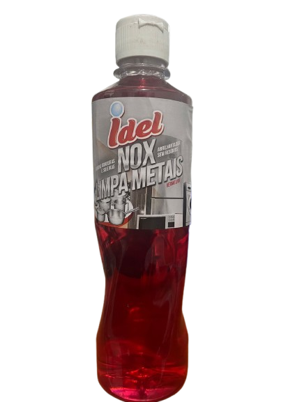 Limpa Metal Inox 400ml Vermelho