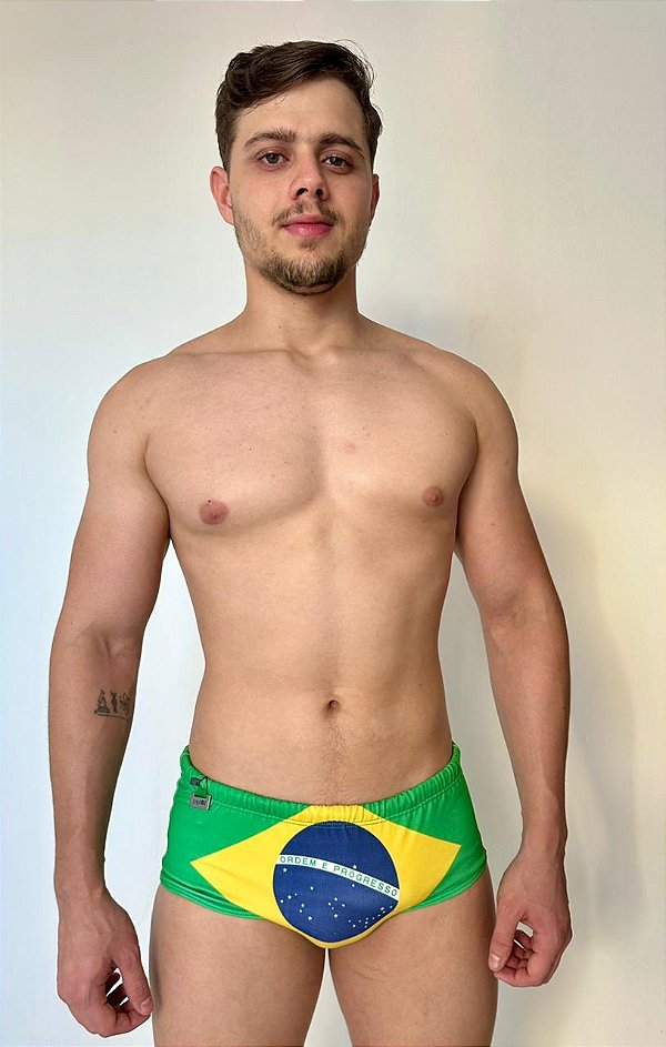 Sunga Tradicional Bandeira do Brasil MenF5