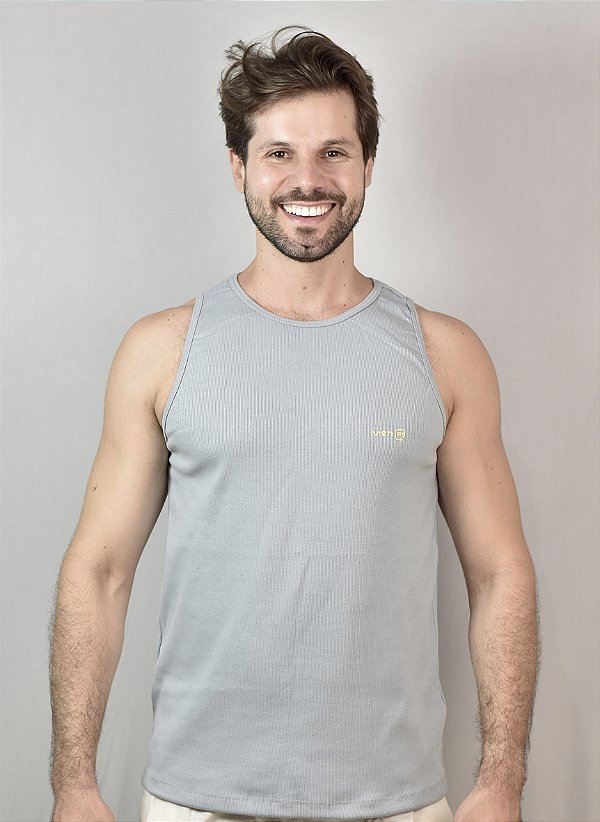 Regata Canelada Cinza MenF5