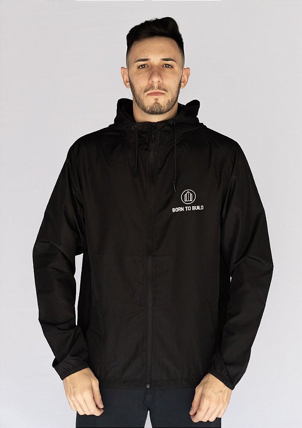 Jaqueta BTB Capuz Windbreaker - Preto