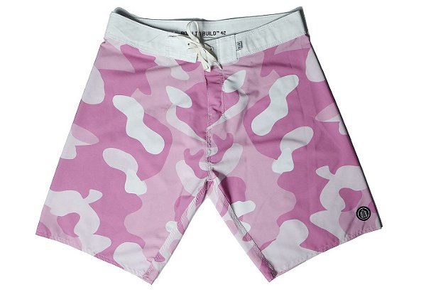 Bermuda Surf Camuflado Rosa