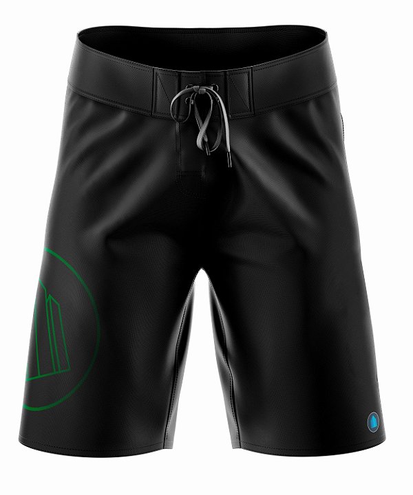 Bermuda Surf Black Colors Green