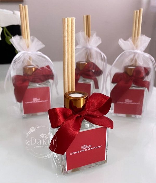 Aromatizador de varetas vidro 50ml - PERSONALIZÁVEL/ 10 uni