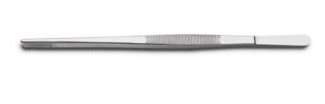 Pinça Inox Culinária Reta Com Serrilha 16 Cm