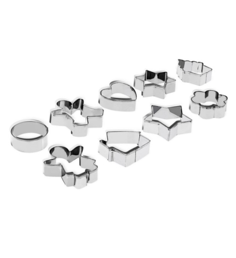 Conjunto de Cortadores para Biscoito Glacê Brinox